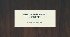 What Is MDF Board Used For?